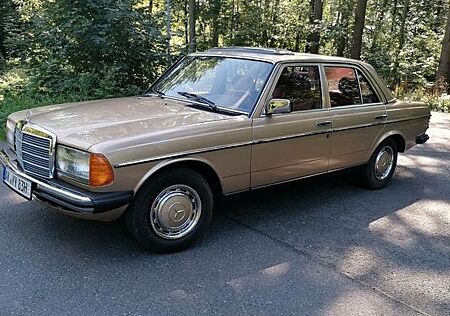 Mercedes-Benz 250 W123 Oldtimer in Champagner