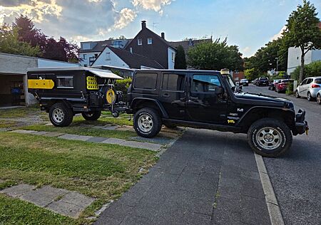 Jeep Wrangler , Camping-Anhänger, Sahara, Unlimited