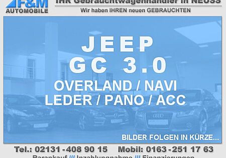 Jeep Grand Cherokee 3.0 Overland Navi Leder Pano ACC