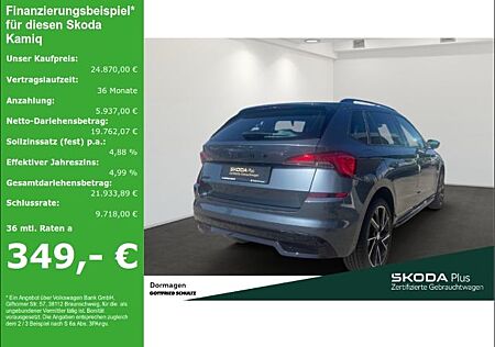 Skoda Kamiq Monte Carlo 1.5 TSI DSG LED PANO NAVI KAME