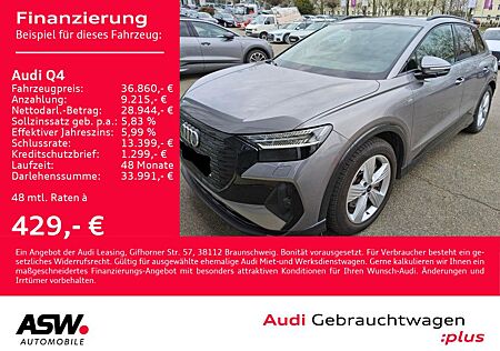 Audi Q4 e-tron Q4 S line 40 e-tron LED Navi RFK Pano Wärmepumpe
