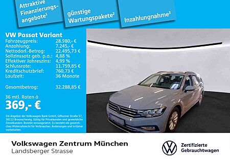 VW Passat Variant Volkswagen 2.0 TDI Business Navi LED Kamera