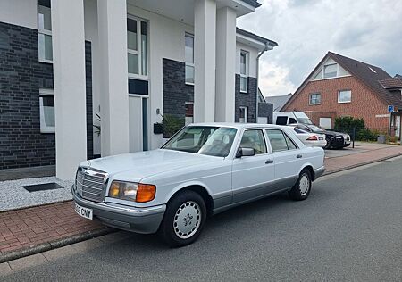 Mercedes-Benz S 420 420 SE/Tüv+H NEU/Klima/Weiß-Beige