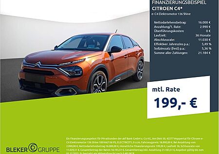 Citroën C4 e- Elektromotor 136 Shine