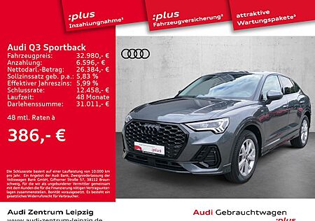 Audi Q3 Sportback 35 S line S-tron. *LED*dig.Cockpit*
