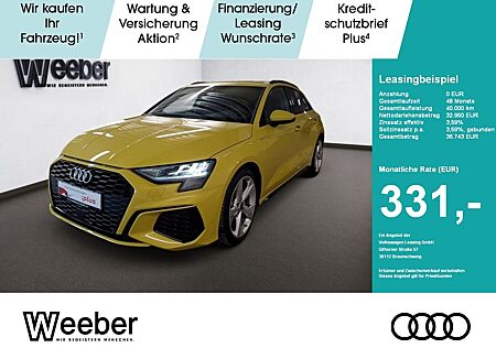 Audi A3 Sportback S-Line Black 18*AHK*LED*NAVI*SHZ*5J