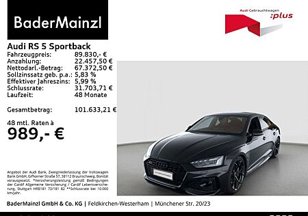 Audi RS5 RS 5 Sportback performance 1 of 250 HUD Pan