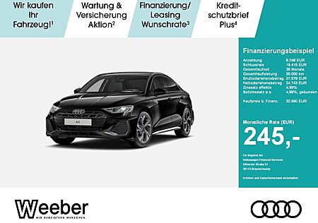 Audi A3 Lim S line HUD*AHK*NAVI*SONOS*18LM*5J GAR