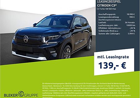 Citroën C3 gebraucht kaufen Citroën C3 Turbo 100 MAX