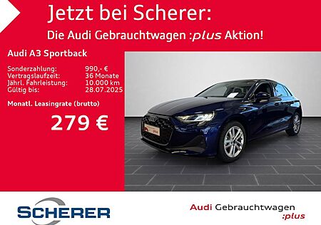 Audi A3 Sportback 35 TDI S tronic Led,HUD,Navi,Sonos