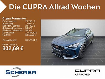Cupra Formentor 2,0 TSI VZ DSG AHK/RFK/Panoramadach/el