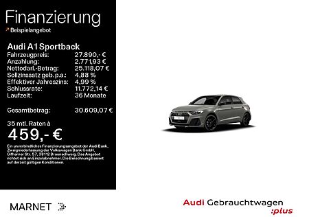 Audi A1 Sportback 35 TFSI S line*LED*Alu*PDC*Virtual