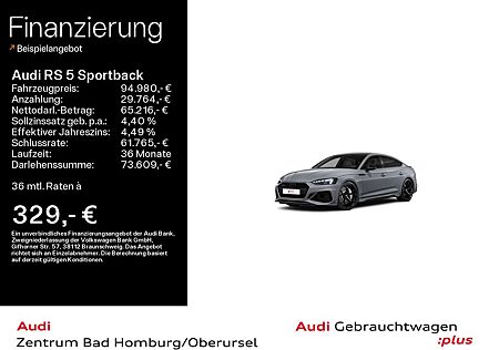 Audi RS5 RS 5 Sportback performance*HeadUp*Pano*Navi*B&O*