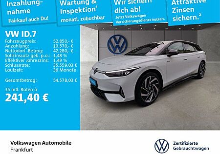 VW ID.7 Volkswagen Tourer GTX 4-Motion Navi IQ.Light DAB+ Fron