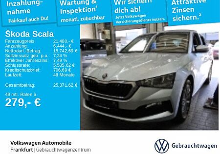 Skoda Scala gebraucht kaufen Skoda Scala 1.5 TSI DSG Ambition Navi LED