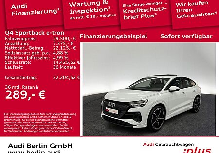 Audi Q4 e-tron Q4 Sportback 35 e-tron RFK NAVI HUD PANO SONOS