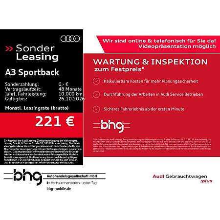 Audi A3 leasen