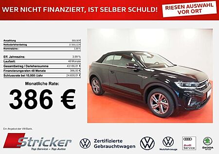 VW T-Roc Volkswagen Cabriolet R-Line 1.5 TSI DSG 386,- mtl. A