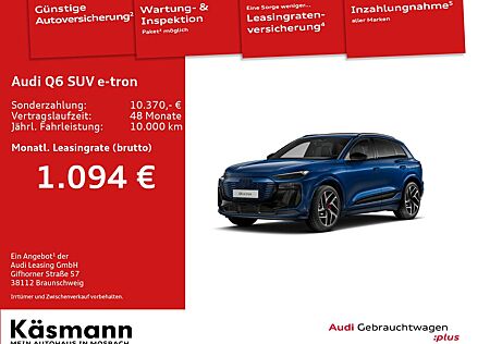 Audi Q6 e-tron quattro edition one blue