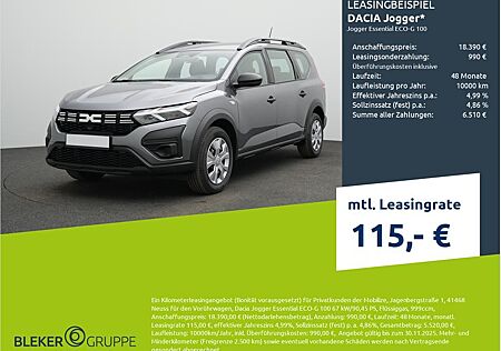 Dacia Jogger gebraucht kaufen Dacia Jogger Essential ECO-G 100