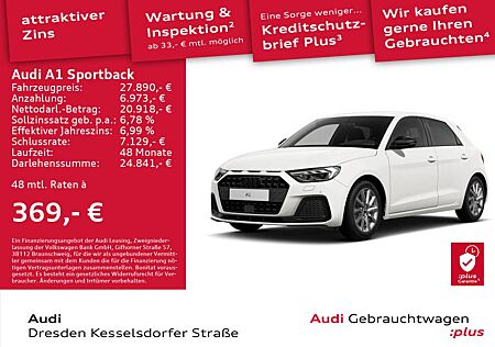 Audi A1 Sportback advanced 30 TFSI 85(11 6) kW(PS) S