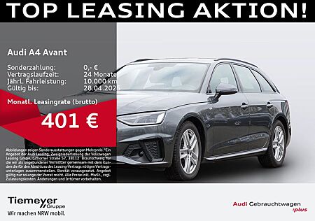 Audi A4 Avant 40 TDI Q S LINE LEDER LM18 NAVI KAMERA