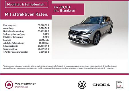 VW Tiguan Allspace Volkswagen 2.0 TDI Elegance 4Motion, AHK, N