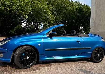 Peugeot 206 CC Cabrio Summer top blau hardtop