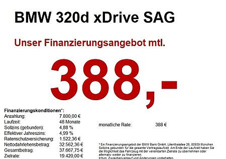 BMW 320d xDrive SAG M Sport AHK/ACC/CAM/AMBI/PRIVACY
