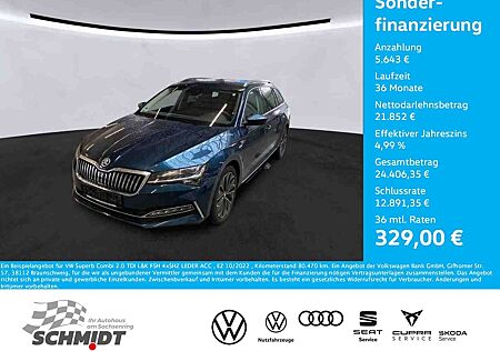Skoda Superb Combi 2.0 TDI L&K FSH 4xSHZ LEDER ACC