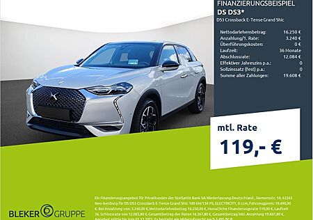 DS Automobiles DS 3 DS3 Crossback E-Tense Grand Shic