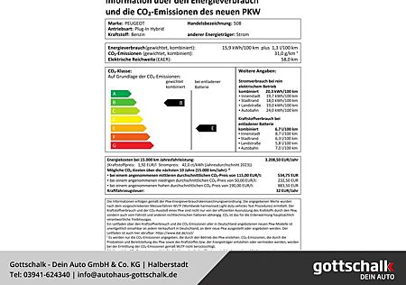 Peugeot 508 SW GT Plug-In Hybrid 225 e-EAT8 Navi Soundsy