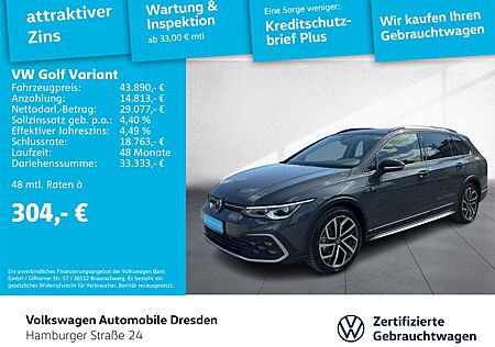 VW Golf Volkswagen VIII Variant Alltrack 2.0 TDI 4M DSG STHZG