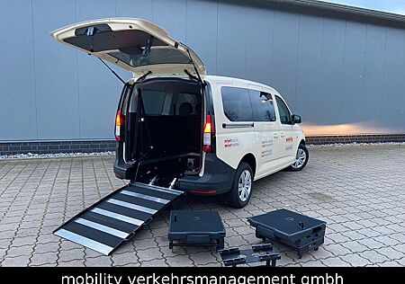 VW Caddy Volkswagen Maxi Rollstuhl LED 7-Sitzer Taxi Mietwagen