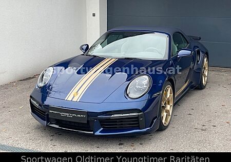 Porsche 911 Urmodell 911 992 Turbo S Cabrio*Enzianblau*Gold*MWST*