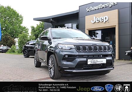 Jeep Compass Summit e-Hybrid Panoramadach, LED, Leder