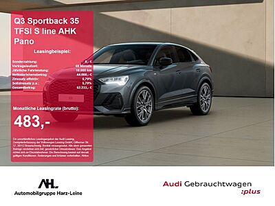 Audi Q3 Sportback 35 TFSI S line AHK Pano 2xKlima ACC