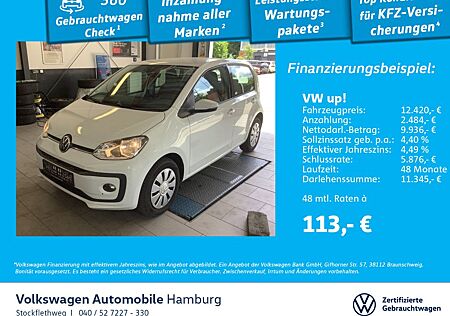 VW Up Volkswagen ! 1.0 move ! Sitzhzg Klima Kamera Tempomat