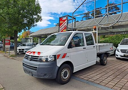VW T5 Transporter Volkswagen T5 Pritsche Doppelkabine 2.Hand 6-Sitzer TÜV NEU