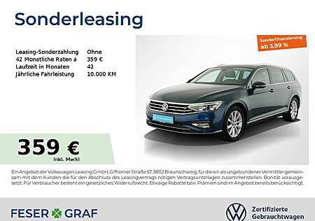 VW Passat Variant Volkswagen Elegance 2.0 TDI DSG Navi AHK SiH