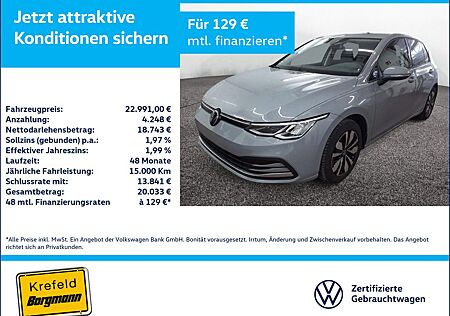 VW Golf Volkswagen VIII 1.0 TSI Move LED STANDHZ ACC NAVI SHZ