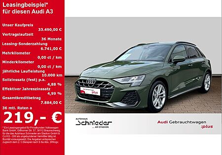 Audi A3 Sportback 30 TFSI S-tronic S-line NAVI+VIRTUA