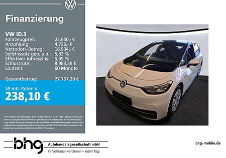 VW ID.3 Volkswagen Pro Performance Upgrade Navi connect LED Ne