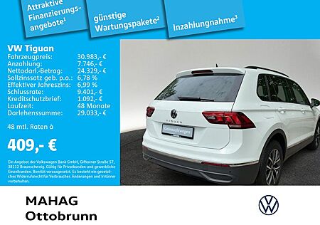 VW Tiguan Volkswagen 1.5 TSI Life LED Navi ParkPilot AppConnec