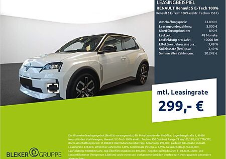 Renault 5 E-Tech 100% electric 5 E-Tech