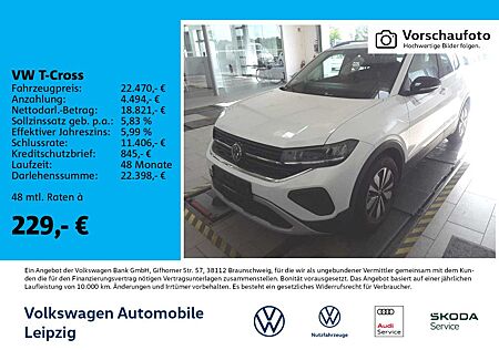 VW T-Cross Volkswagen "Goal" 1.0 TSI *LED*SHZ*