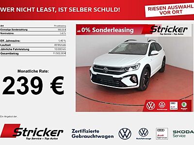 Volkswagen Taigo  R-Line 1.0 TSI DSG AHK 239,- mtl. GJ-Reif