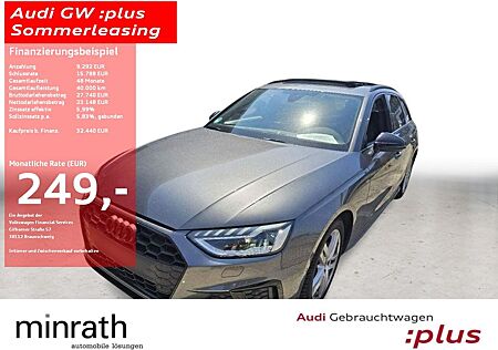 Audi A4 Avant 40 TDI Q S-Line MATRIX PANO BLACK APP