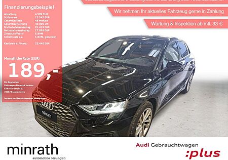 Audi A3 Sportback 30 TFSI MHEV APP+DAB+VIRT+LED+PDC