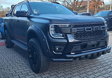 Ford Ranger Wildtrak 3,0d MATT FOLIERT HÖHER e-Rollo Stdhz